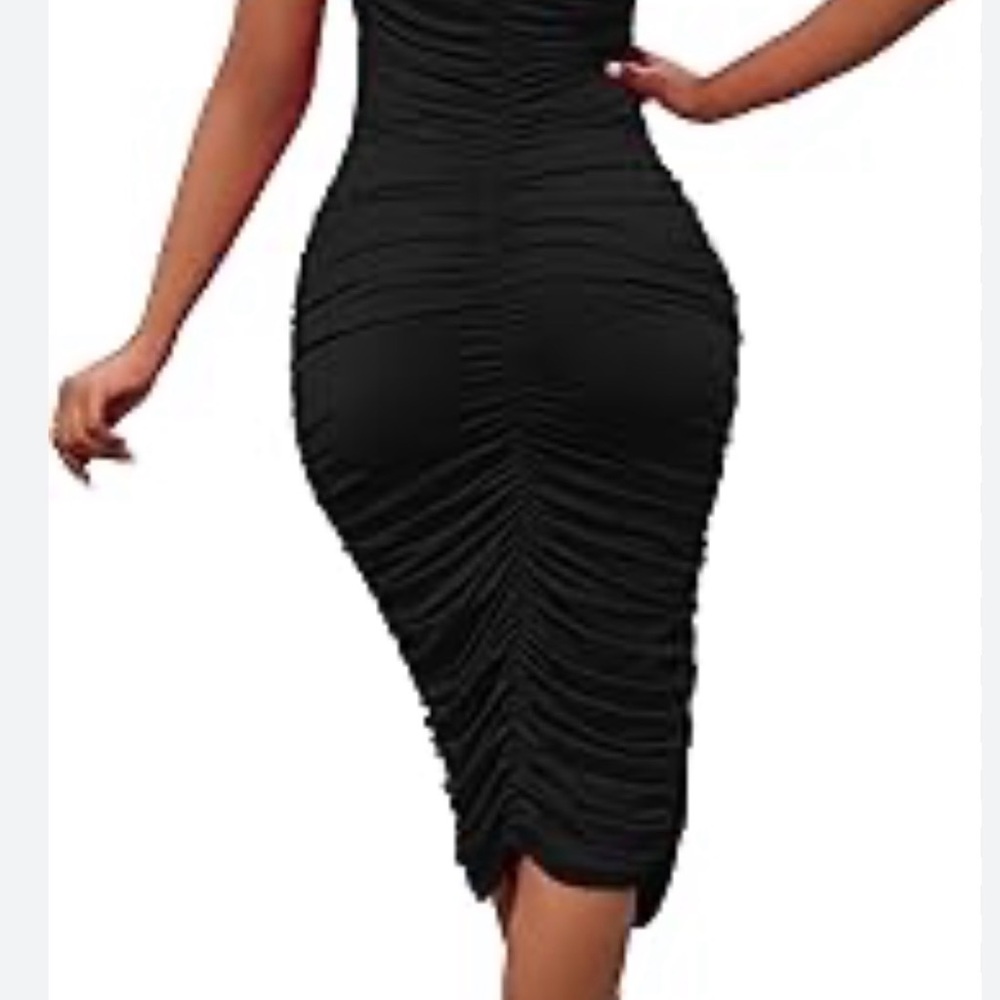 Love By Design Black One-Shoulder Dress